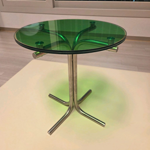 무브먼트랩 오브리크테이블 한정판 그린 글라스 사이드 테