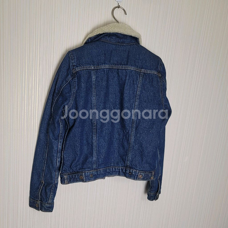85S 리바이스 우먼 청자켓 플리스 안감 데님자켓--2