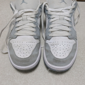 나이키 에어조던1 로우 그레이화이트275