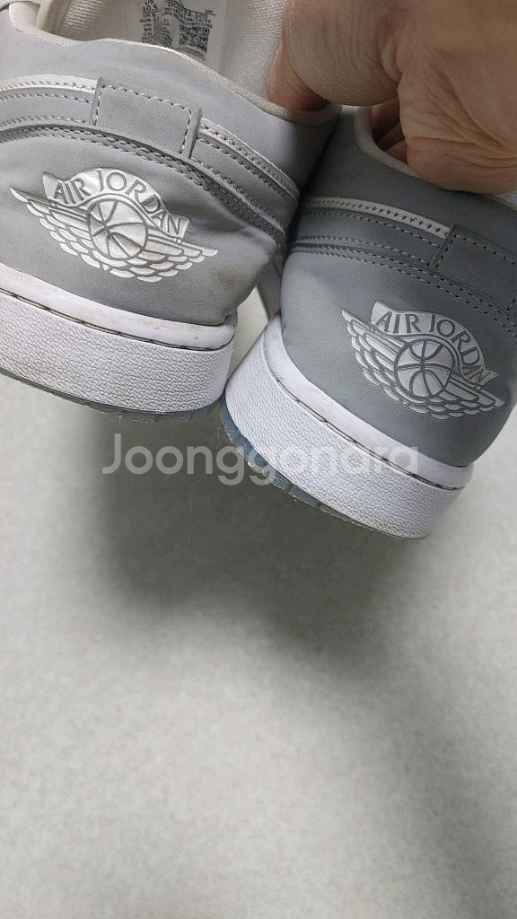 나이키 에어조던1 로우 그레이화이트275--2