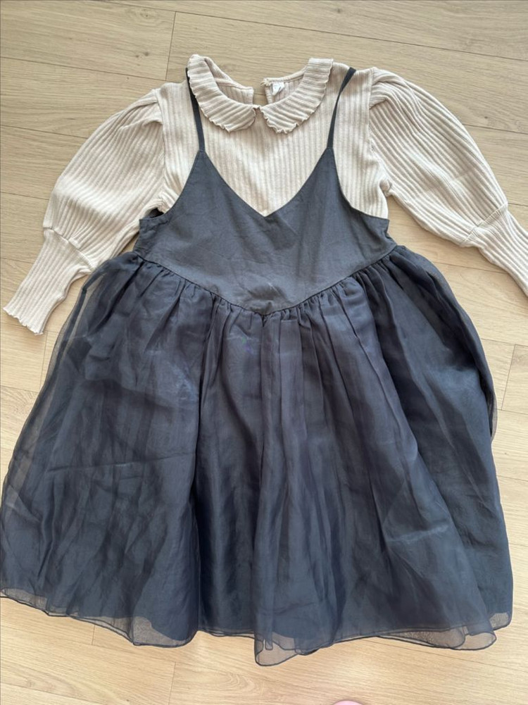 모모앤 보세 여아 원피스 13사이즈 블랙 7-9세 생일 이미지