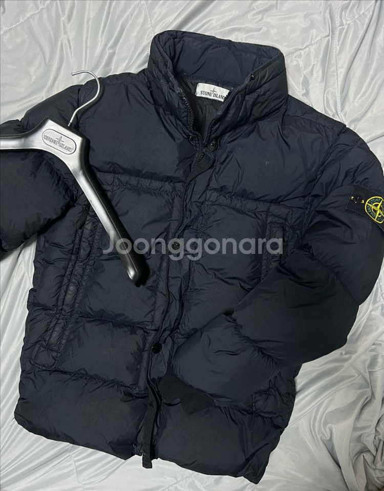 [m] 20fw 스톤아일랜드 크링클랩스 패딩 다크네이비--0