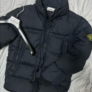 [m] 20fw 스톤아일랜드 크링클랩스 패딩 다크네이비