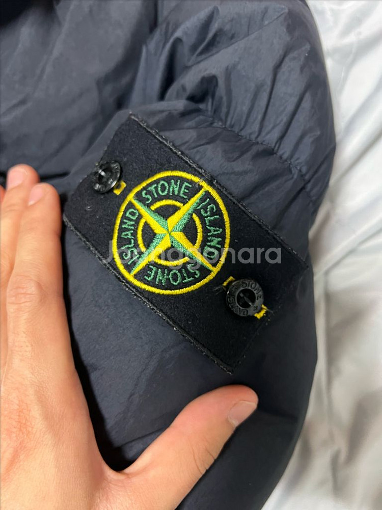 [m] 20fw 스톤아일랜드 크링클랩스 패딩 다크네이비--1