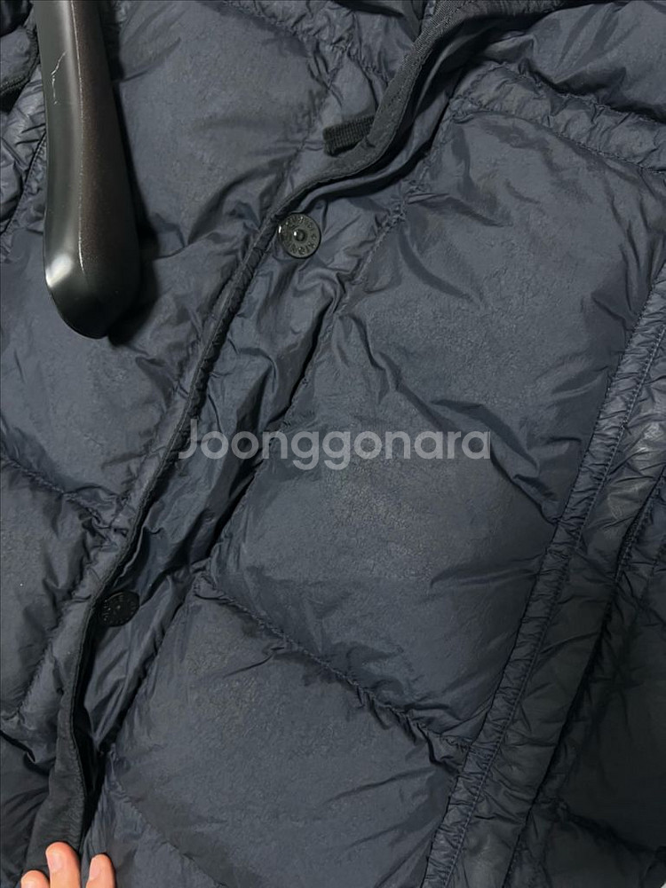[m] 20fw 스톤아일랜드 크링클랩스 패딩 다크네이비--2