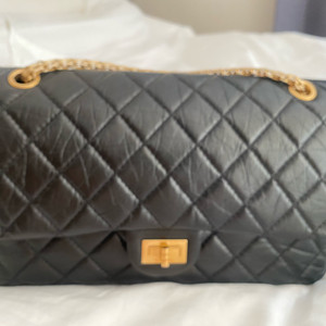 샤넬2.55 빈티지 하지 금장 23번대