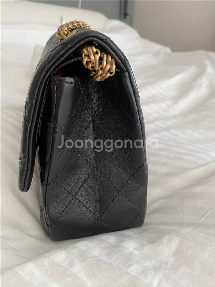 샤넬2.55 빈티지 하지 금장 23번대--2