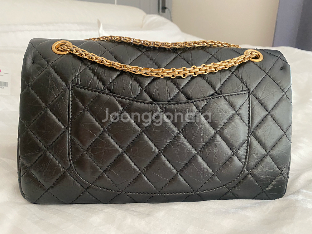 샤넬2.55 빈티지 하지 금장 23번대--1