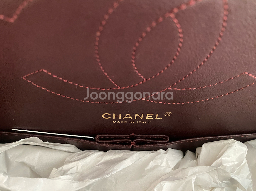 샤넬2.55 빈티지 하지 금장 23번대--9