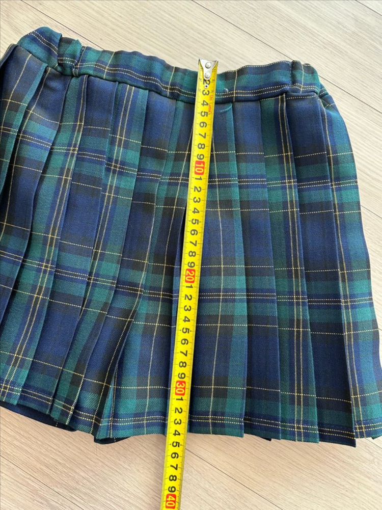 모모앤 체크 플리츠 스커트 17사이즈 9-10세 주름치--7