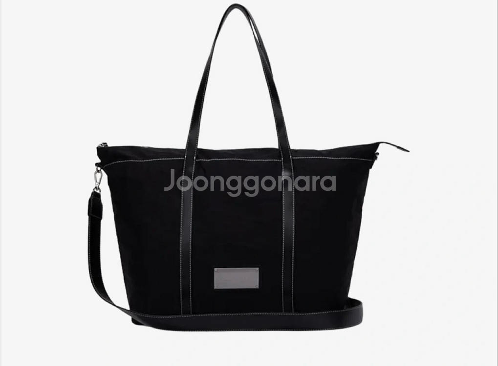 마뗑킴 패브릭 뉴쇼퍼백 블랙--3