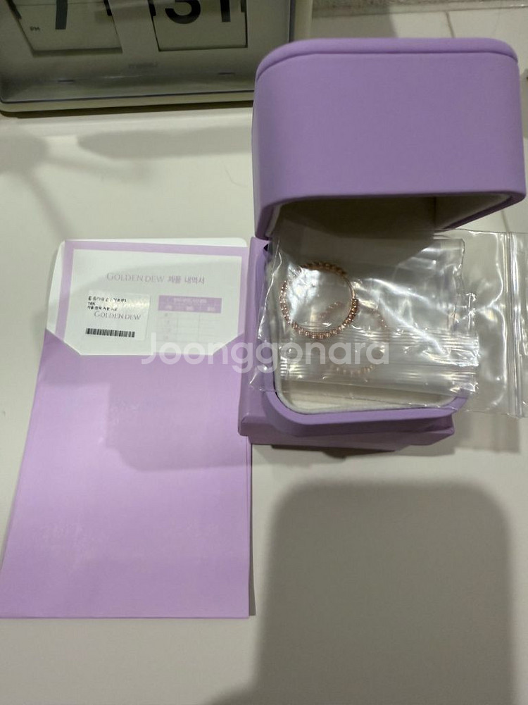 골든듀 듀이터널스3 후프 귀걸이--3