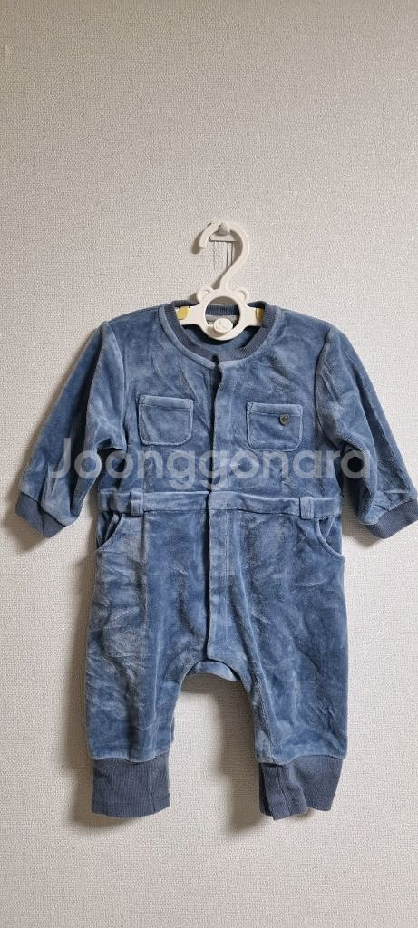 에뜨와 벨벳 우주복 모자세트 12m--0