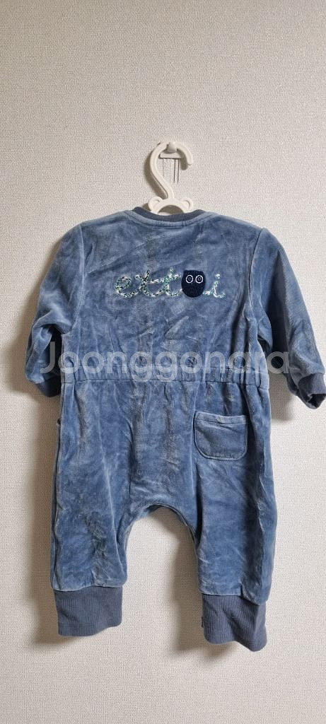 에뜨와 벨벳 우주복 모자세트 12m--2