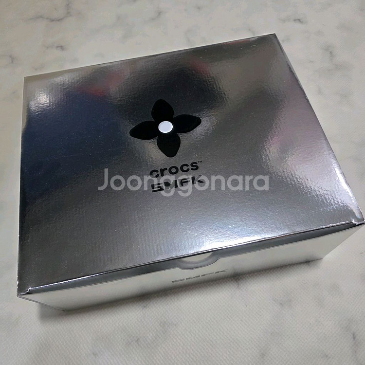 크록스xSMFK 콜라보 클로그 블랙글리터220--1