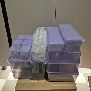 땡스소윤 밀폐용기 22P 일괄 (미개봉)