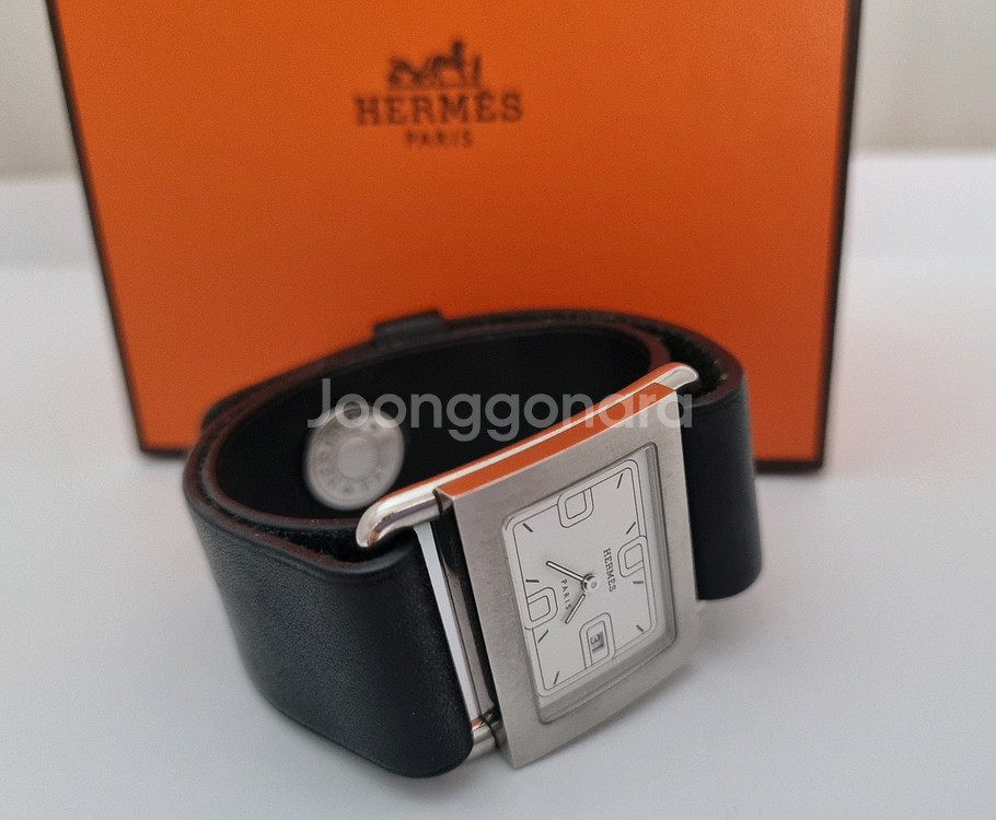 정품 에르메스 바레니아 남여공용시계--3