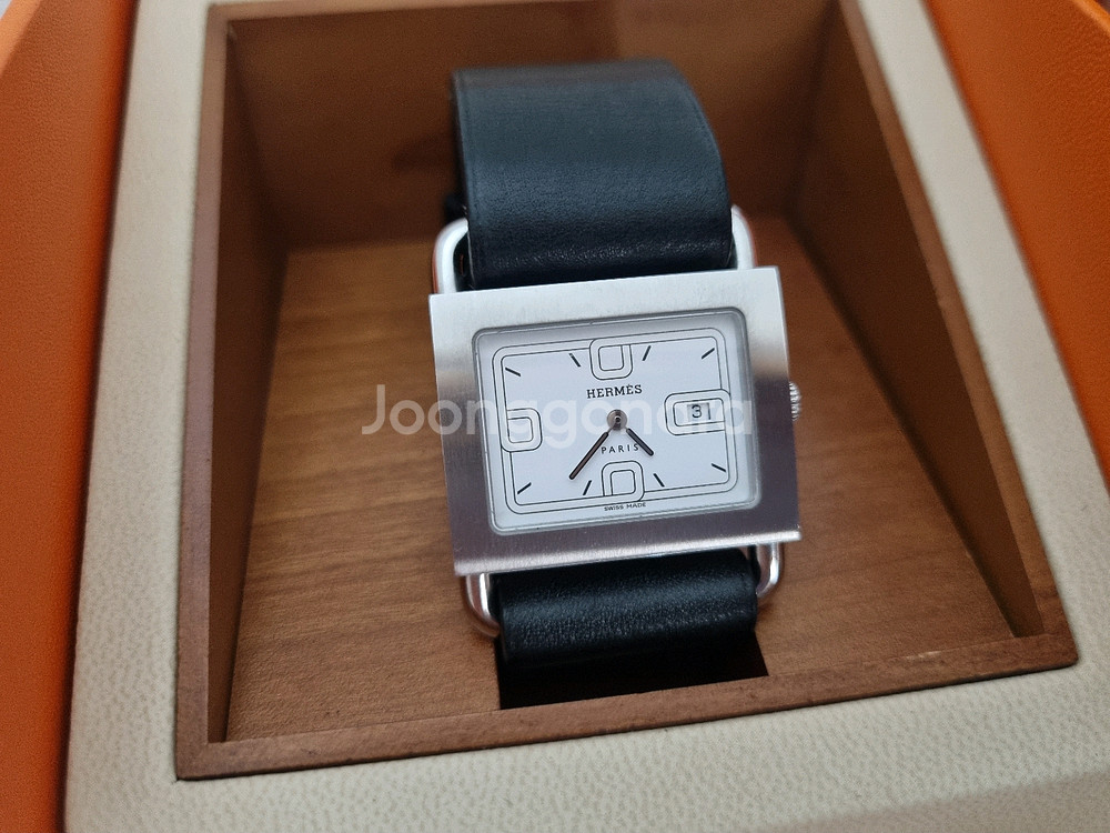 정품 에르메스 바레니아 남여공용시계--1