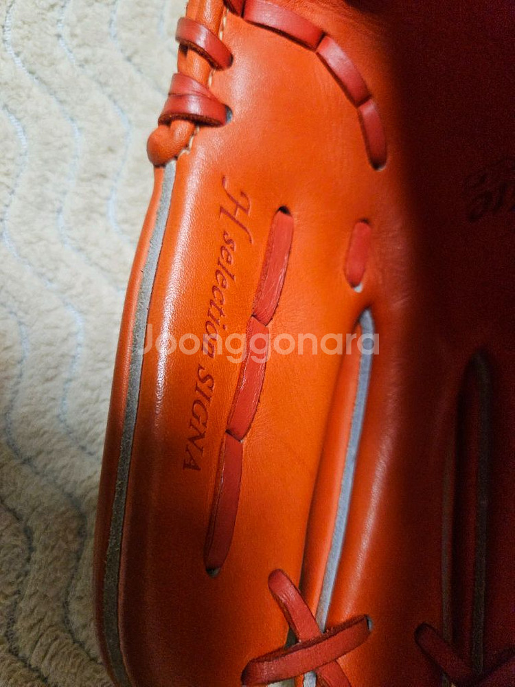 미즈노 글로벌엘리트 RG H SELECTION 유소년 내야 글러브-오렌지 (M사이즈)--5