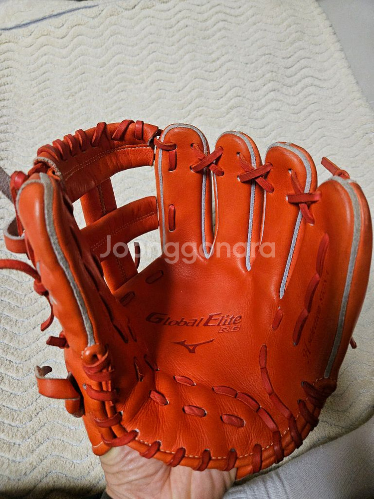 미즈노 글로벌엘리트 RG H SELECTION 유소년 내야 글러브-오렌지 (M사이즈)--6