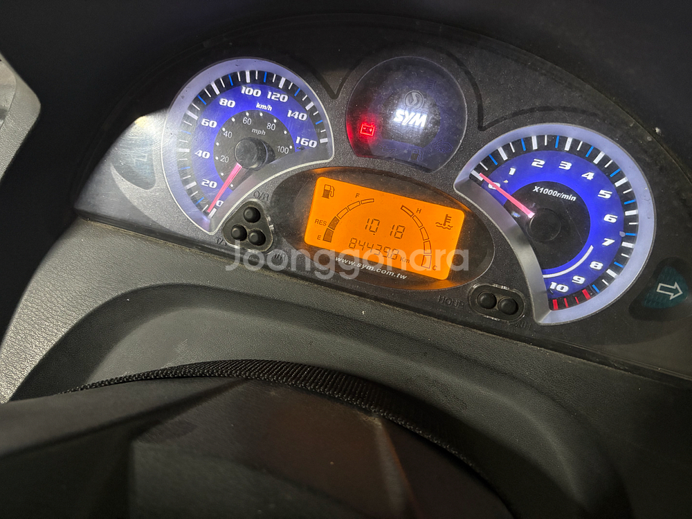 보이져125 16년식 캬브 배달오토바이--3