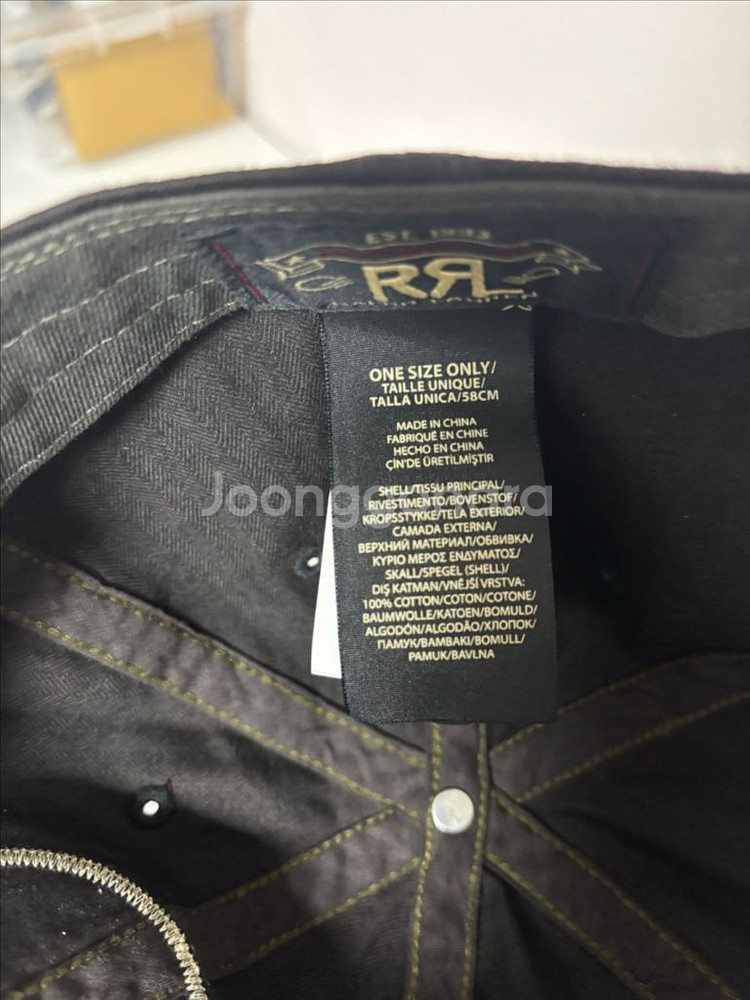 더블알엘 윙로고 볼캡--2