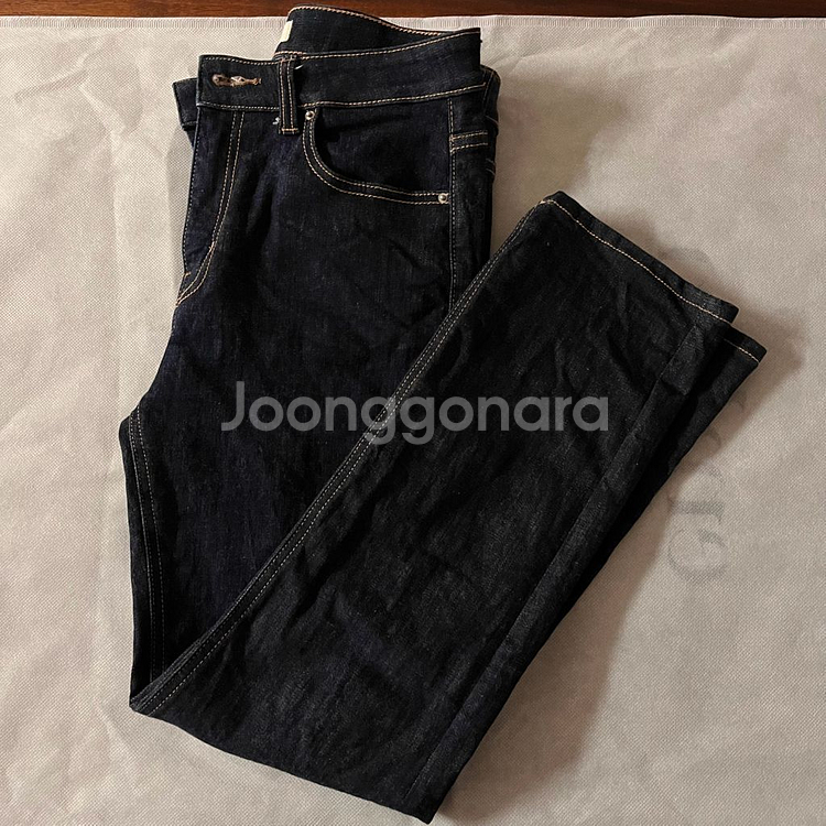 플랙진 하트 생지 데님 청바지--1