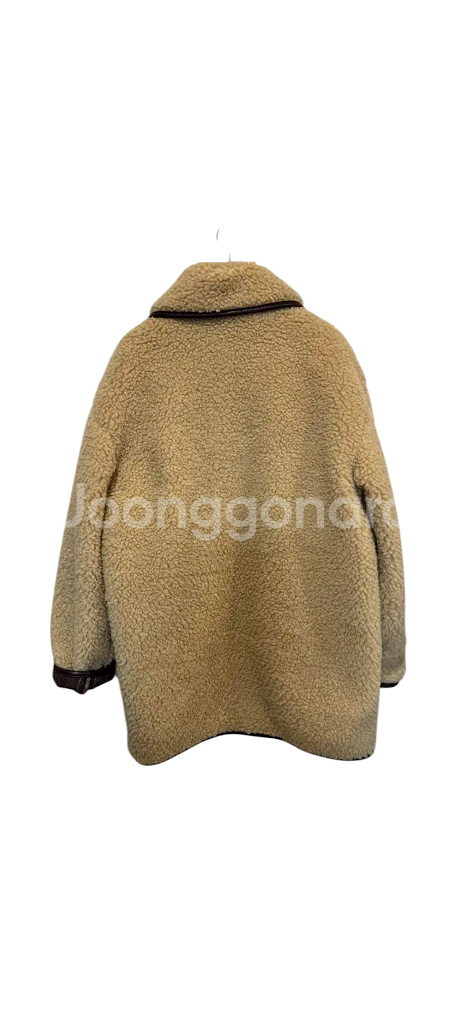 En or 엔오르 오버핏 퍼 코트--3