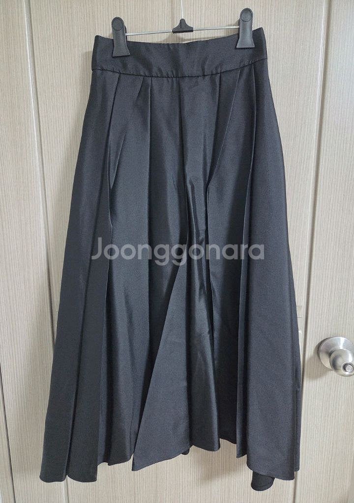 마인 실크 블렌드 플리츠스커트44 랑방 더캐시미어 타임--5