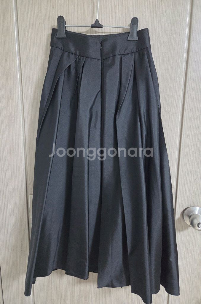마인 실크 블렌드 플리츠스커트44 랑방 더캐시미어 타임--6
