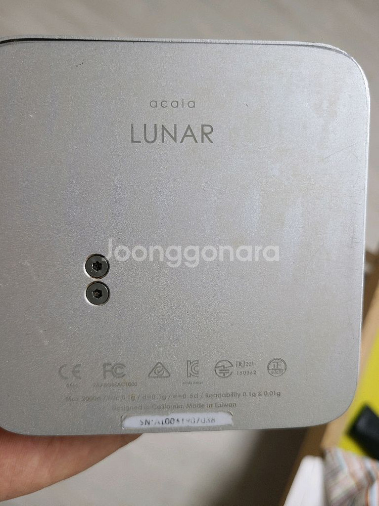 아카이아 acaia lunar 루나 전자저울--2
