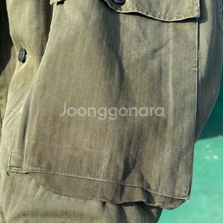 40s us army m43 hbt 자켓 숏슬리브--3