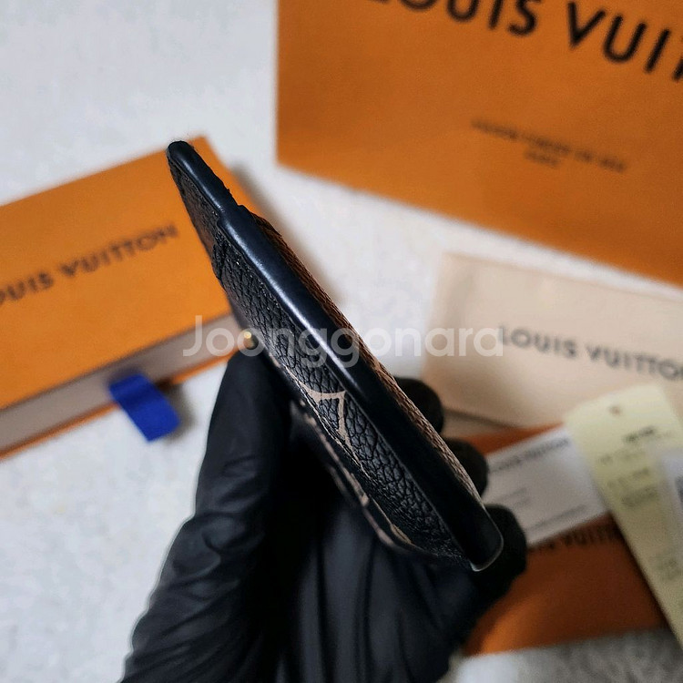 [풀구성]루이비통 앙프렝뜨 바이컬러 카드홀더 카드지갑--3