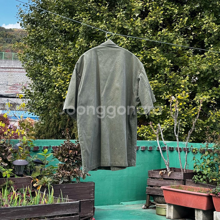 40s us army m43 hbt 자켓 숏슬리브--5