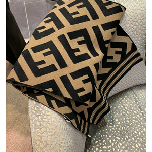 펜디 FF 로고 니트 머플러 정품