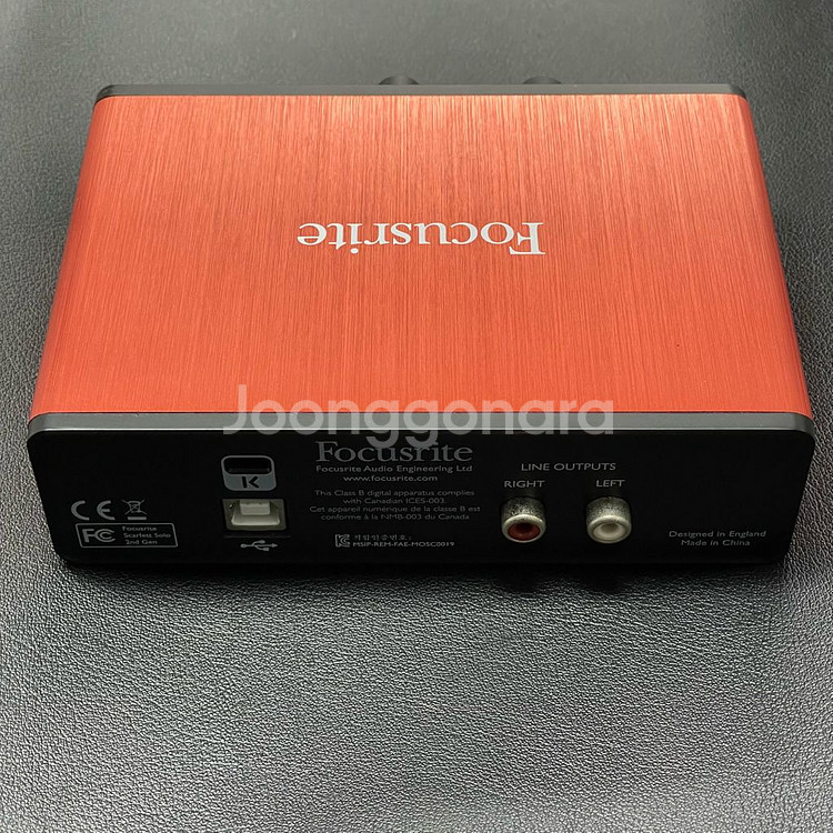 포커스라이트 스칼렛 솔로 2세대 오디오 인터페이스--4