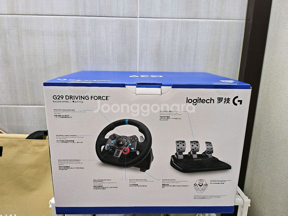 로지텍 G29 레이싱휠 세트 팝니다--2