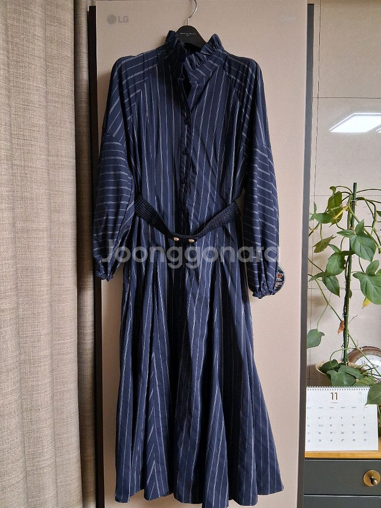 더아이잗컬렉션 스트라이프 원피스--0