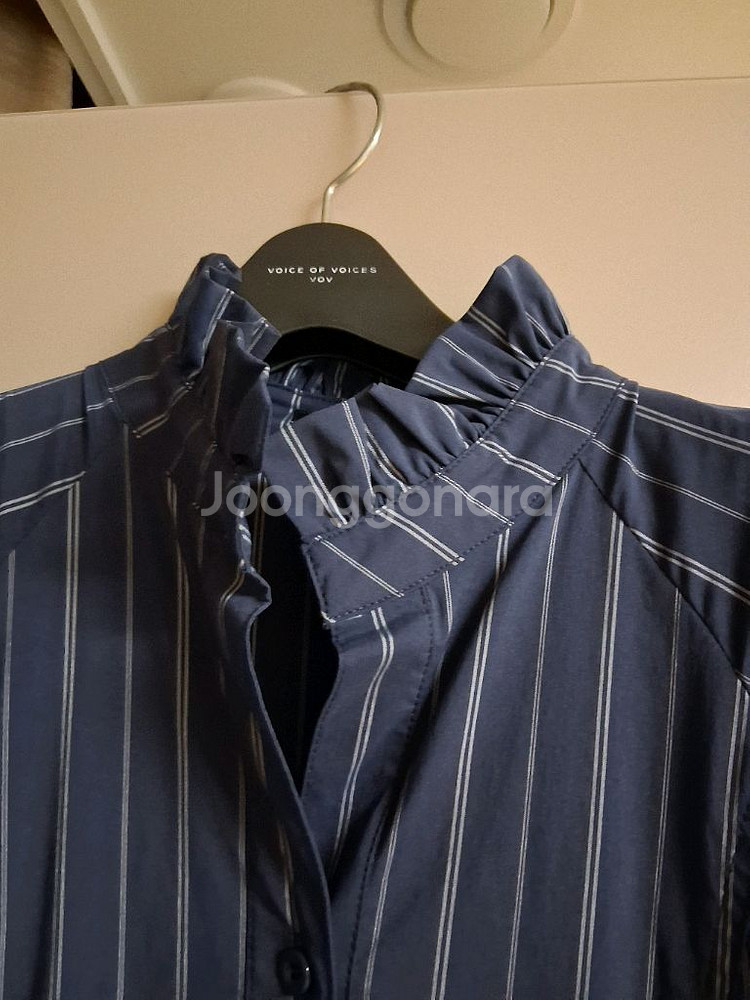 더아이잗컬렉션 스트라이프 원피스--4