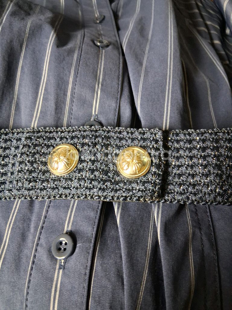 더아이잗컬렉션 스트라이프 원피스--5