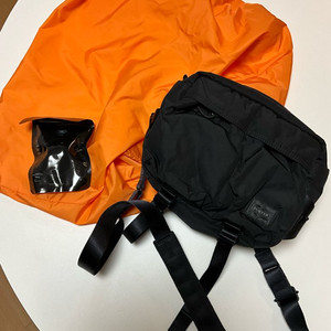 포터 센시즈 숄더 팩 블랙