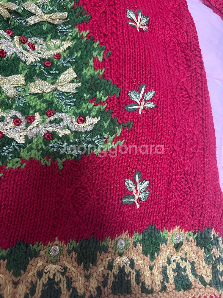 크리스마스 트리 니트 스웨터--2