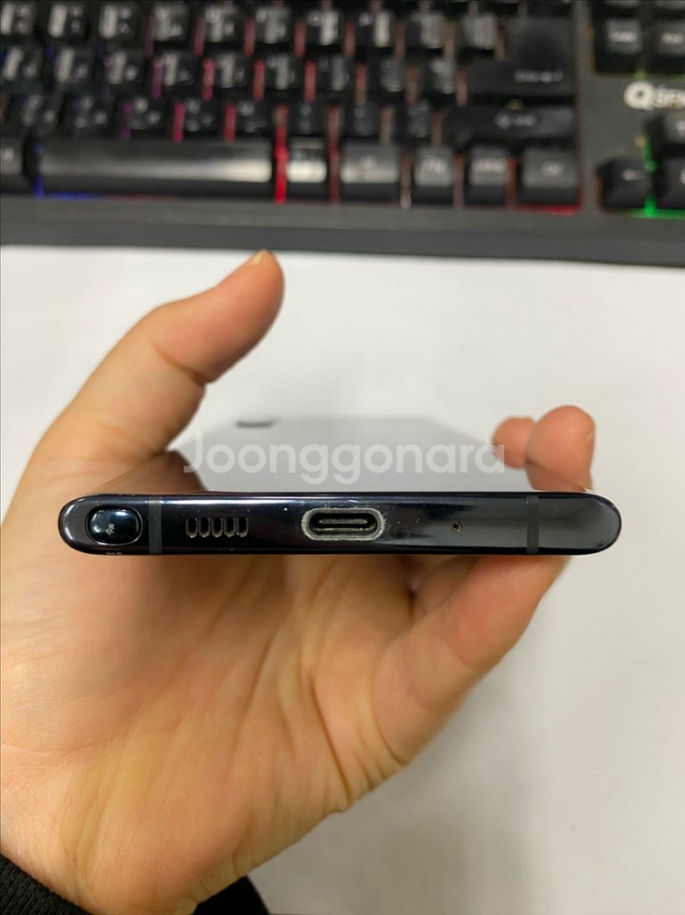 KT 갤럭시노트10 블랙 외관A급 256G 무잔상 +검은점1개--4