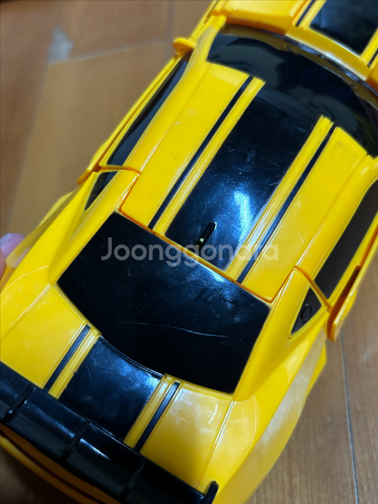 옐로우) 움직이는 로봇 자동차 인테리어 소품 장난감--5