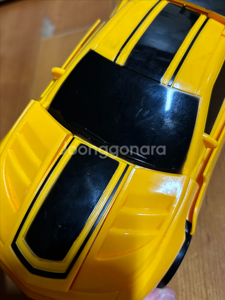 옐로우) 움직이는 로봇 자동차 인테리어 소품 장난감--8