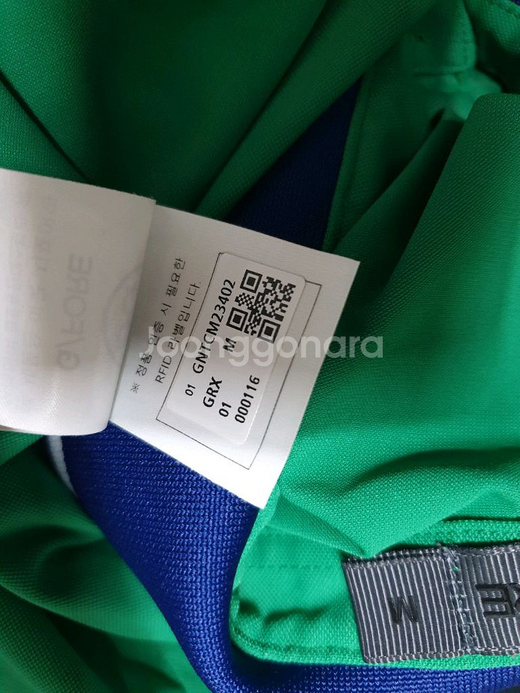 지포어 G/FORE 골프 여성 투톤 칼라 피케 폴로 티셔츠/M--5