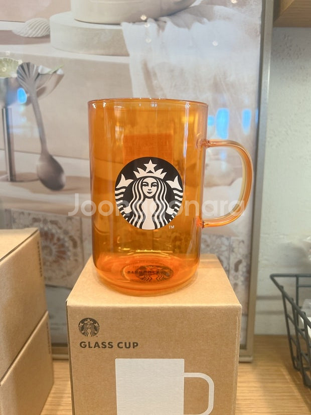 새상품) 스타벅스 선셋 서머 사이렌글라스 500ml--1