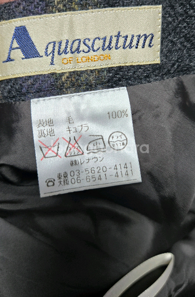 폴로 랄프로렌 케이블 니트 가디건 아쿠아스큐텀 체크스커트--6