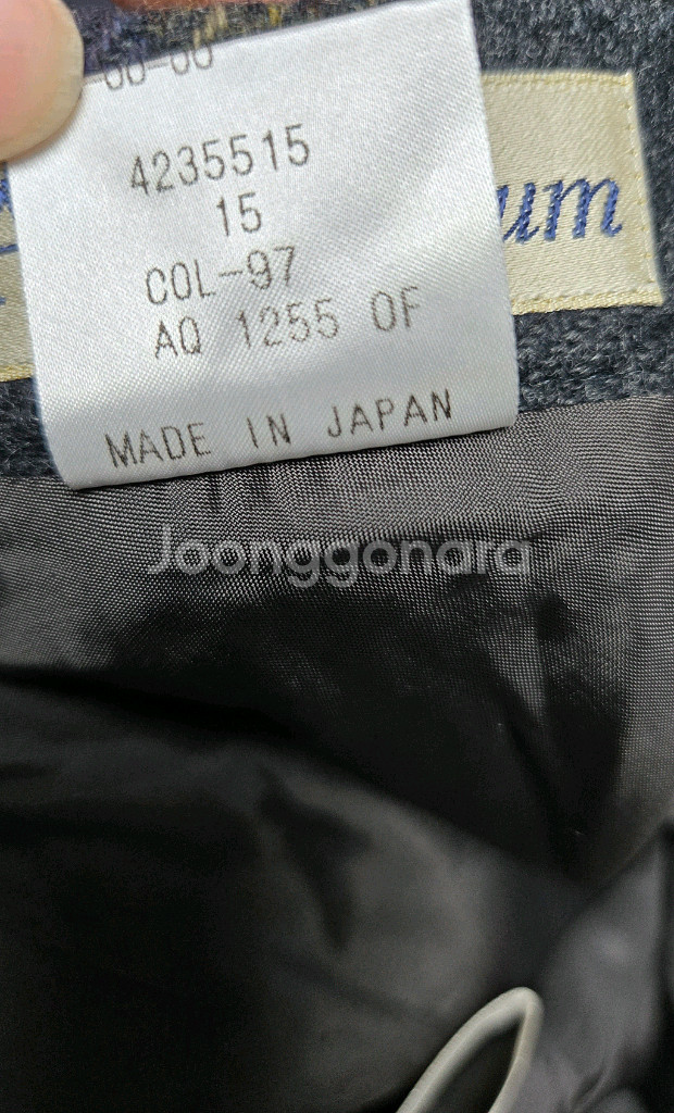 폴로 랄프로렌 케이블 니트 가디건 아쿠아스큐텀 체크스커트--7