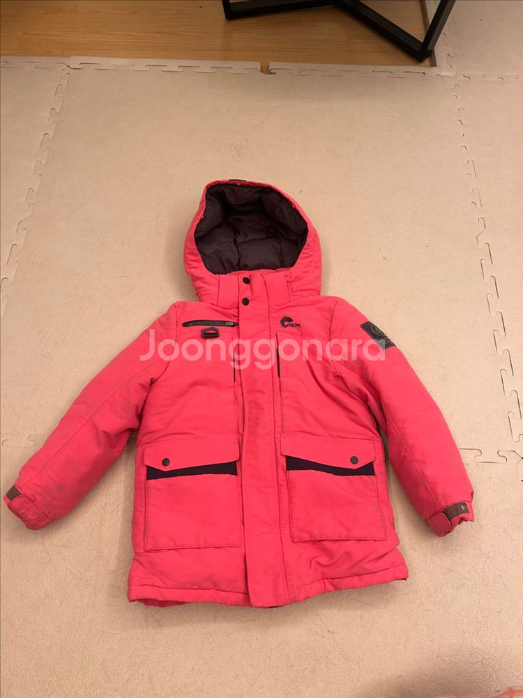 네파 여아 아동 다운 패딩점퍼 120(택포)--0